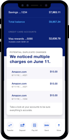 The new U.S. Bank mobile app saves customers time and money by notifying them when potential duplicate charges have been made, when recurring payments have changed, reminding them of upcoming payments due and helping them track their cashflow and spending habits. (Photo: Business Wire)
