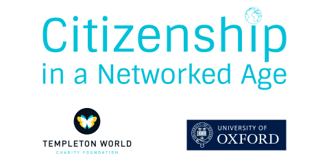 Supported by Templeton World Charity Foundation, Andrew Briggs and Dominic Burbidge (University of Oxford) will lead a new project on citizenship in a networked age. (Graphic: Business Wire)