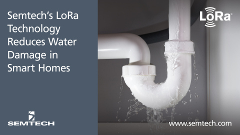 Semtech’s LoRa® Technology Reduces Water Damage in Smart Homes (Graphic: Business Wire)