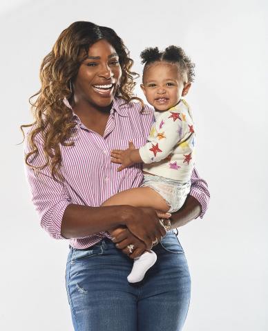 Nearly 75% of parents believe that society perceives a “wild child” as a bad thing*. But Pampers and tennis legend, entrepreneur and super-mom to her very own active baby, Serena Williams, believe that every child is born to be wild. (Photo: Business Wire)