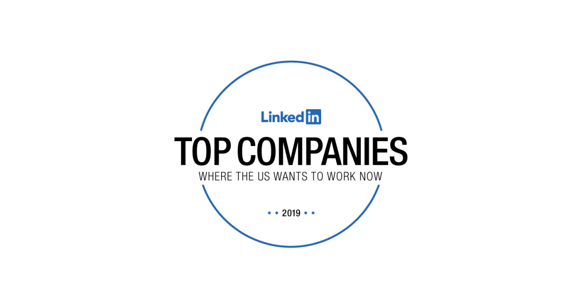 LinkedIn Unveils 2019 Top Companies List Revealing Where Job Seekers
