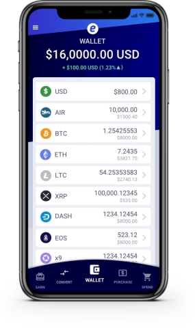 Einstein Exchange's new cryptocurrency mobile wallet, designed for simplicity and ease of use, avail ... 