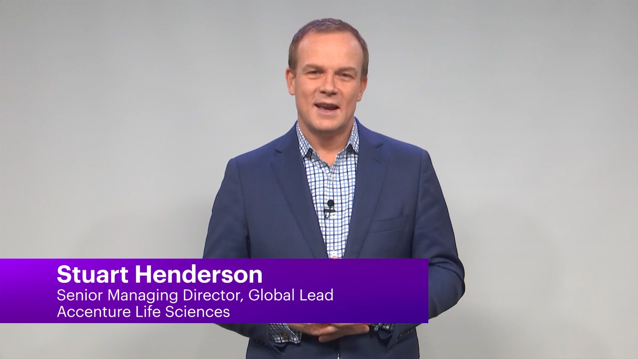 Stuart Henderson, senior managing director and global lead of the Accenture Life Sciences practice, shares that New Science combines science plus technology to equal more targeted and effective treatments for patients