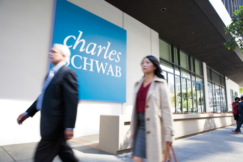 Charles Schwab Exterior and Logo (Image provided by Schwab)