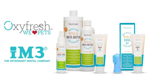 Oxyfresh and iM3 have partnered to expand the reach of Oxyfresh's gentle, alcohol-free pet dental products in the veterinary industry. (Photo: Business Wire)