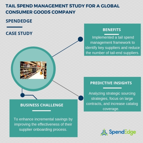 Tail spend management study for a global consumer goods company. (Graphic: Business Wire)