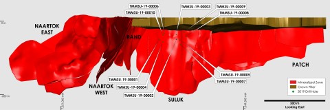 Figure 6: Madrid North Suluk zone 2019 diamond drill hole locations (Graphic: Business Wire)