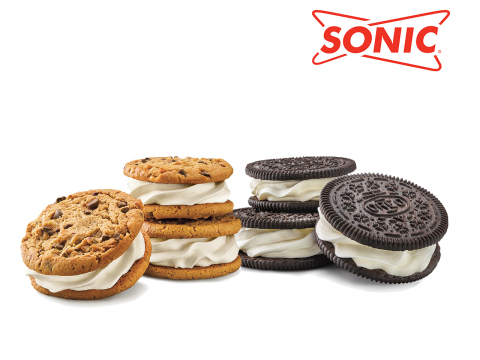 SONIC's Ice Cream Cookie Sandwiches are available now in two varieties at participating drive-ins for a limited time for $1.49* after 8 p.m. and $1.99 throughout the day. (Photo: Business Wire)