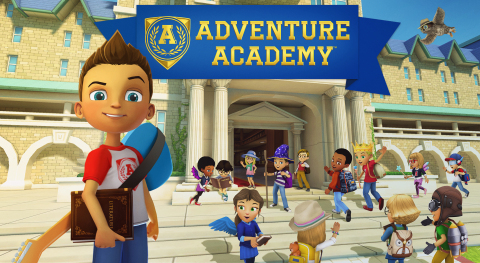 Age of Learning, the creator of the highly successful ABCmouse, today announced the upcoming release of Adventure Academy, a massively multiplayer online game for elementary and middle school age children. (Graphic: Business Wire)