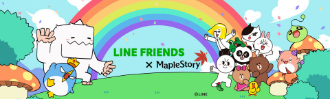 LINE Friends x MapleStory (Graphic: Business Wire)