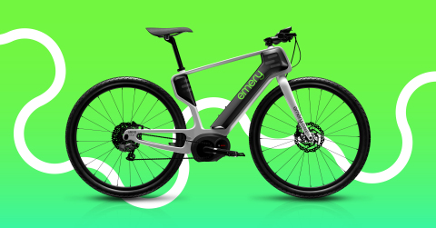 The new Emery ONE eBike, featuring a unibody bike frame construction uniquely enabled by the AREVO t ... 