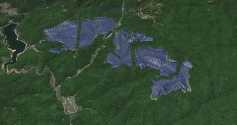 Ako Mega Solar Power Plant Completion Image (Photo: Business Wire)