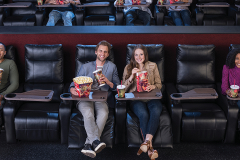 Cinemark North McKinney and XD theatre features Luxury Lounger recliners. (Photo: Business Wire)
