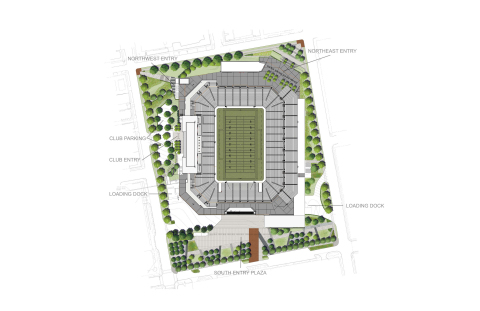 Rendering of Protective Stadium (Photo: Business Wire)