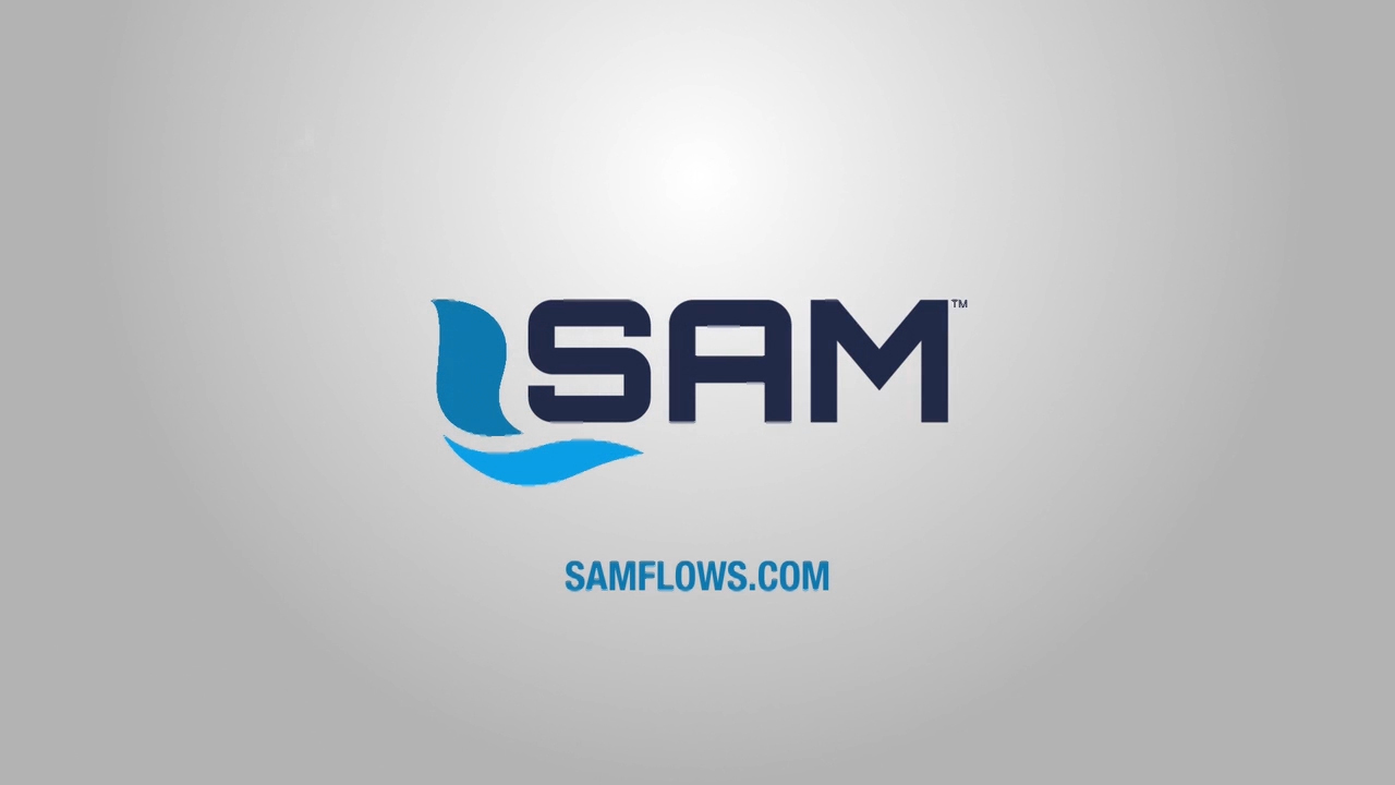 Watch an animated demo showing how the SAM Control System manages water flow.