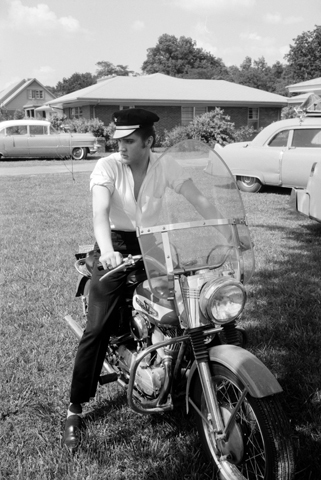Elvis Presley loved motorcycles (Photo: Business Wire)