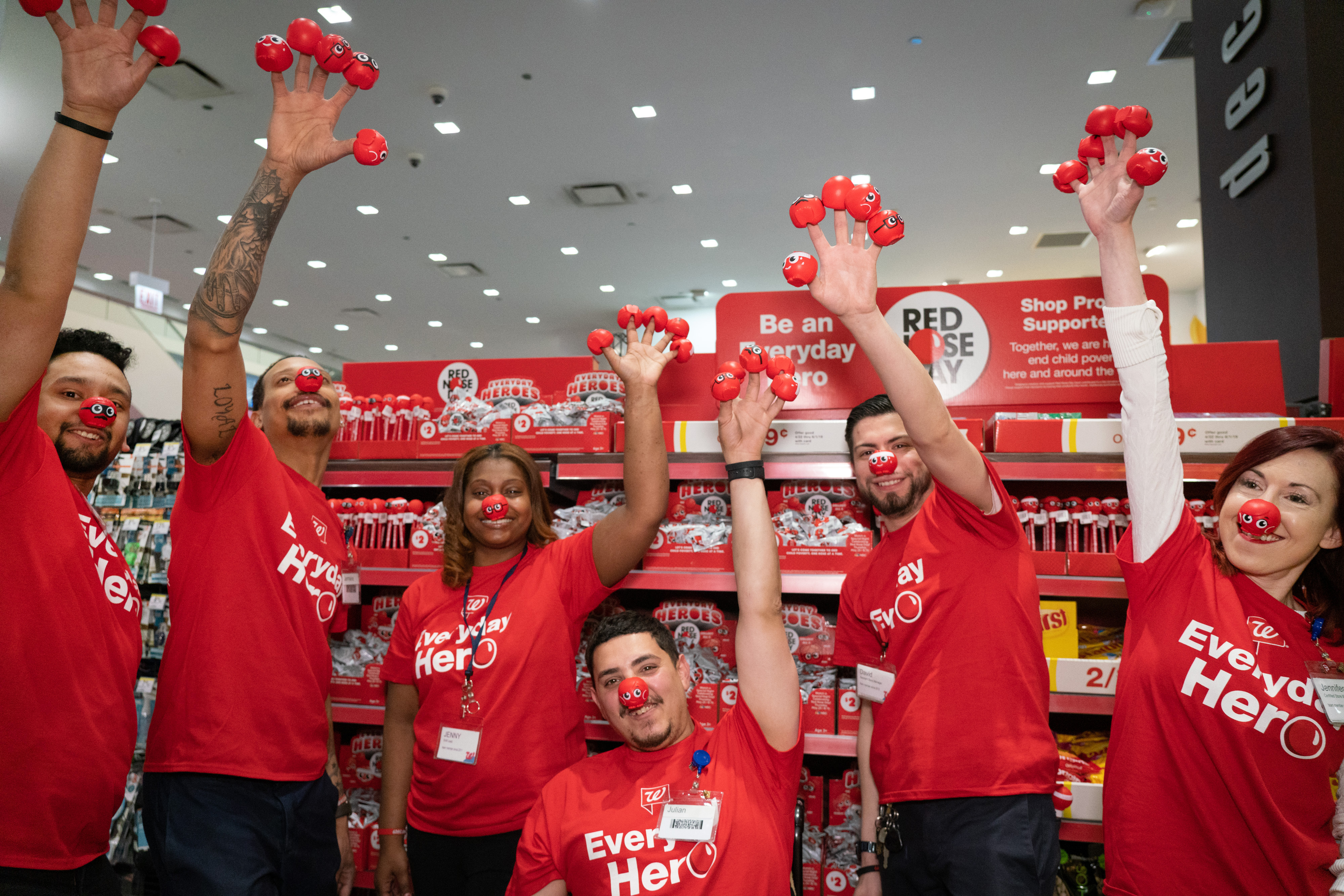 Walgreens Launches Everyday Hero Squad of Five New Red Noses, Kicks Off