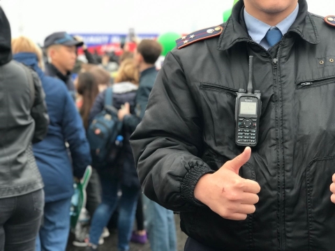 Police used Hytera portable radio in Almaty Marathon 2019 (Photo: Business Wire)