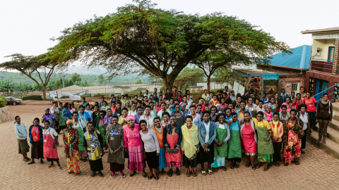 Employees of kate spade new york’s on purpose program at the Abahizi factory in Masoro, Rwanda. (Photo: Business Wire)