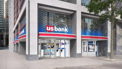 Artistic rendering of first U.S. Bank branch in Charlotte, NC opening in fall 2019 at 201 S. Tryon Street. (Graphic: Business Wire)