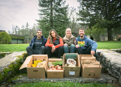 The FlowCSA initiative has been an evolving vision between Flow Kana co-founders Michael Steinmetz and Flavia Cassani and Amber and Casey O'Neill of HappyDay Farms since the company's inception. (Photo: Business Wire)