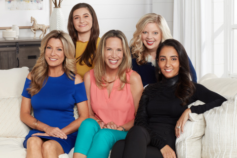 The 2019-2020 Lamps Plus Brand Ambassadors (from left): Jennifer Farrell, Joanna Hawley, Lori Dennis, KariAnne Wood and Farah Merhi. (Photo: Lamps Plus)