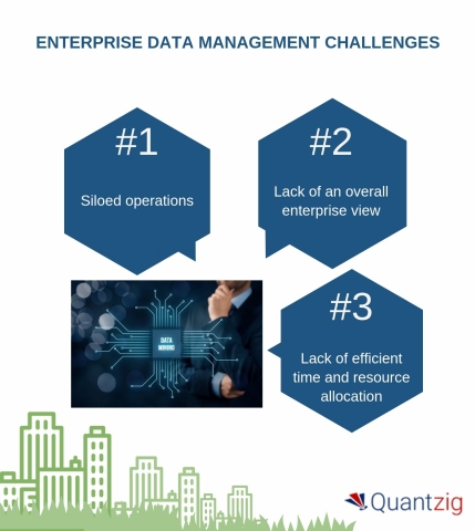 Enterprise data management challenges (Graphic: Business Wire)