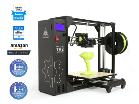 The LulzBot TAZ line of 3D printers has earned the reputation as the industry workhorse. The next generation TAZ Workhorse is larger and faster with better quality prints. (Photo: Business Wire)