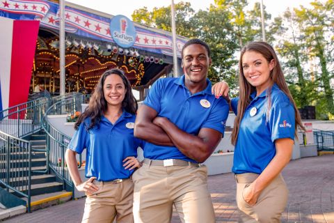 Saturday, May 4 is National Hiring Day at Six Flags. Thousands of great jobs are available. (Photo: Business Wire)