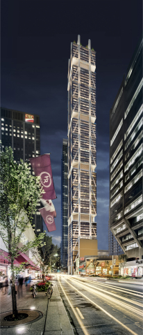 Exterior of The One at One Bloor Street West, which will feature the first Andaz hotel in Toronto. (Photo: Business Wire)