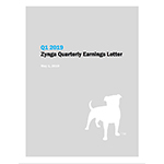 Q1 2019 Zynga Quarterly Earnings Letter
