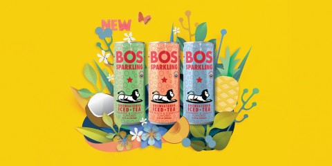 BOS Sparkling Unsweetened Iced Teas (Photo: Business Wire)