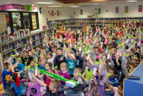 The Delta Dental of Wisconsin Foundation selected 20 schools across Wisconsin to provide grants to replace existing drinking fountains with new water fountain/bottle filling stations. (Photo: Delta Dental of Wisconsin)