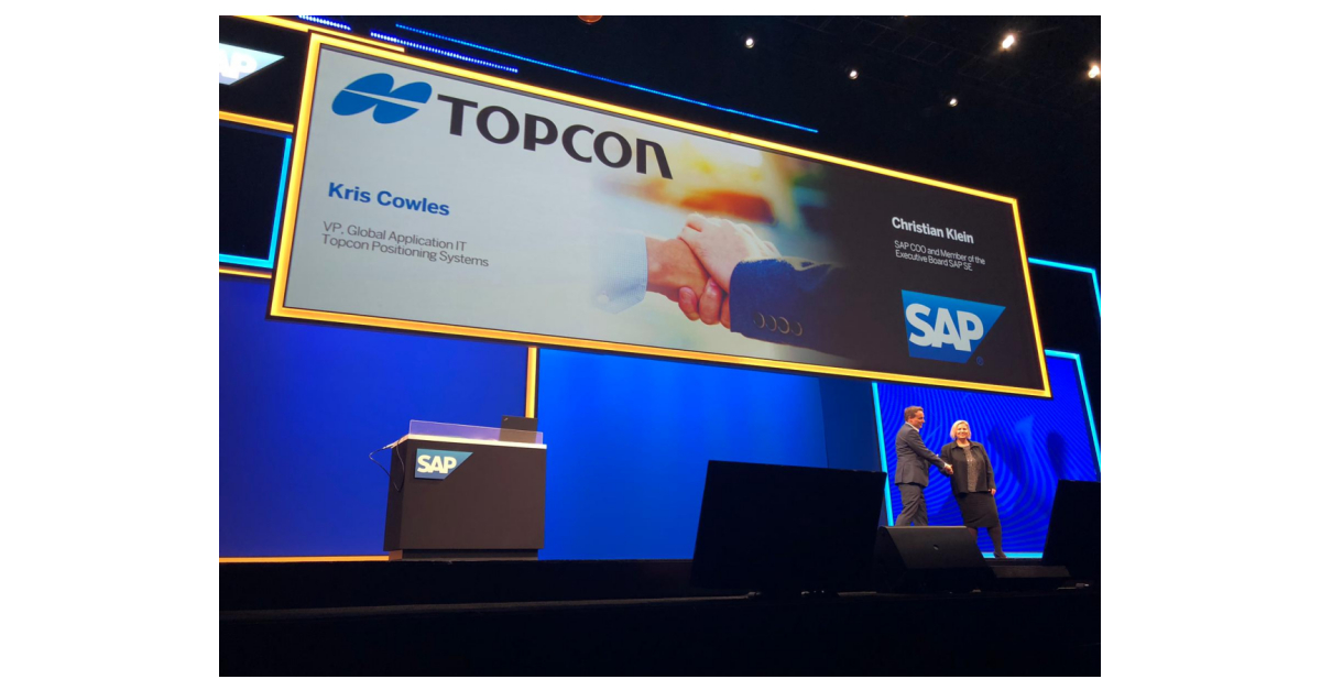 Topcon Featured in Keynote Presentation at SAP Conference Business Wire