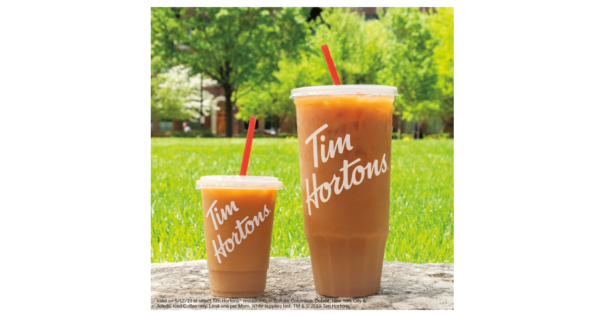 Tim Hortons® U.S. Introduces Mom-Sized Iced Coffee Free for Mom on Mother's  Day