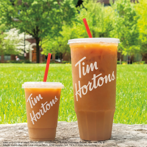 Tim Hortons® U.S. Introduces Mom-Sized Iced Coffee Free for Mom on Mother's Day (Photo: Business Wire)