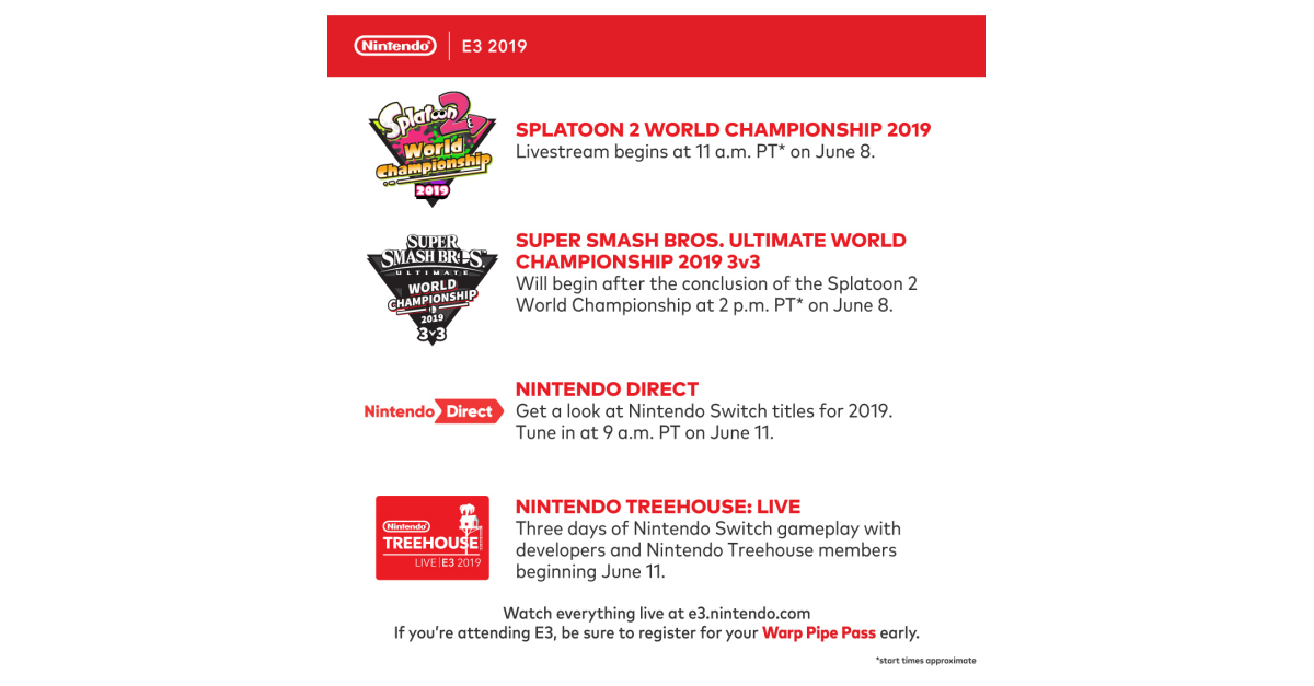 Nintendo Direct virtual event at E3 2021, to announce upcoming