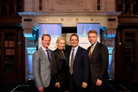 Left to right: Alex Kelly, Allergan; Melinda Richter, Johnson & Johnson Innovation - JLABS; Mike Guerra, California Life Sciences Association (CLSA); and Jeff Jonker, Ambys Medicines