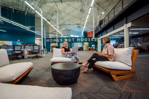 Offerpad's new headquarters combines modern, state-of-the-art office design and playful home comforts. (Photo: Business Wire)