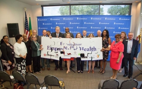 Local and state officials joined UnitedHealthcare today to announce $1 million in grants to seven Me ... 