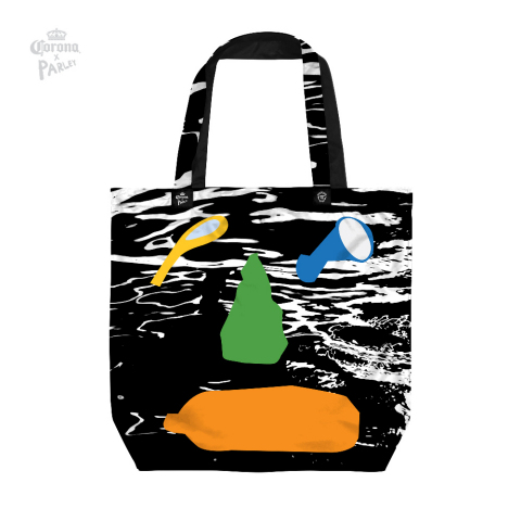 Limited-edition, reusable bag designed by Stephanie Gilmore in partnership with Nadia Hernandez to support the ban against single-use plastic. (Photo: Business Wire)