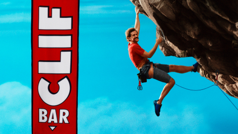 CLIF climber logo comes to life in new campaign to “Make It Good.” (Graphic: Business Wire)