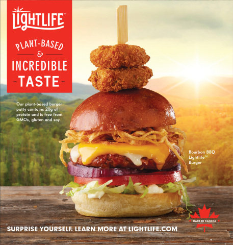 Bourbon BBQ Lightlife® Burger (Photo: Business Wire)