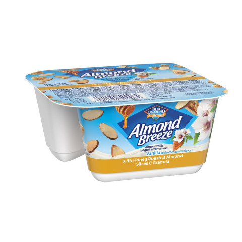 Single Serve Almond Breeze Almondmilk Yogurt Alternative with Honey Roasted Almond Slices & Granola (Photo: Business Wire)