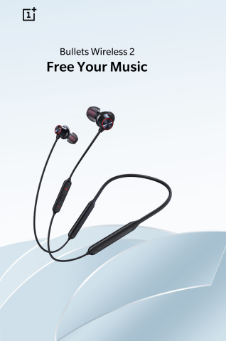 OnePlus Bullets Wireless 2 headphones feature a dynamic speaker for warm, full bass and two balanced ... 