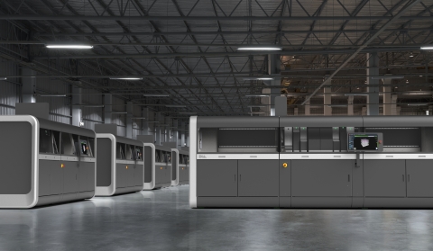 Powered by Single Pass Jetting, the Production System is the world's first and only metal 3D printing system for mass production that delivers the speed, quality, and cost-per-part needed to compete with traditional manufacturing processes. (Photo: Business Wire)
