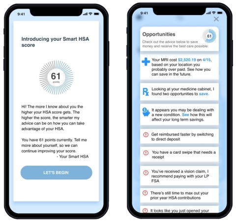 Alegeus Unveils Industry’s First Smart HSA to Bolster Healthcare Spending and Saving Decisions (Graphic: Business Wire)