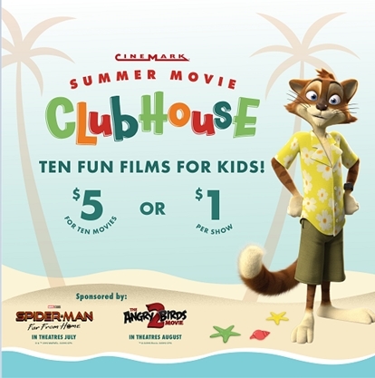 Cinemark Summer Movie Club House (Graphic: Business Wire)