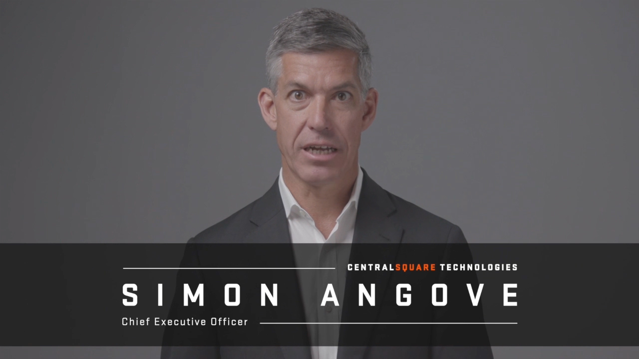 Simon Angove, CEO of CentralSquare, announces the acquisition of Tellus, the leader in connecting multiple computer aided dispatch (CAD) systems used by emergency responders.