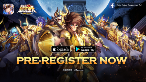 Mobile RPG Saint Seiya: Awakening seeks to recreate the classic Japanese comic. Pre-registration is now live. (Graphic: Business Wire)